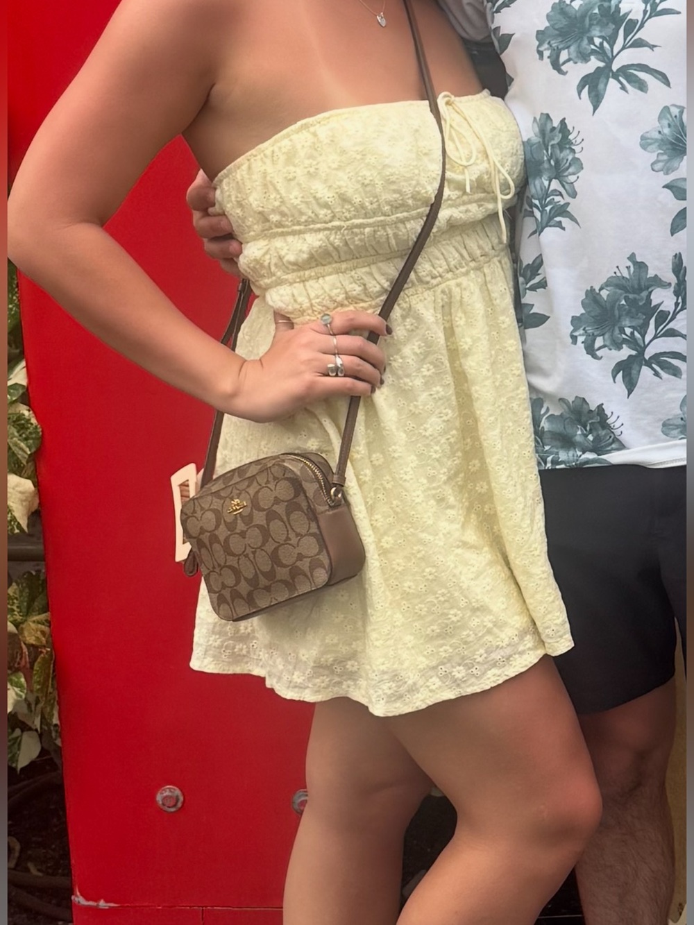 Princess Polly Yellow Strapless Sundress